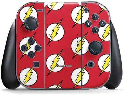 ألعاب Skinit Scenit Gaming متوفرة مع Nintendo Switch (2017-2021) وحدة تحكم Joy-Con-Comics DC Comics مرخص رسميًا in Kuwait