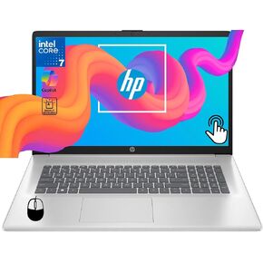 HP 17.3 Business Touchscreen Laptop, Core 7-150U(10 Cores, Up to 5.4 GHz), 64 GB RAM, 2 TB SSD, 17.3" HD+ Touchscreen, Copilot, Wi-Fi 6, Backlit Keyboard, Office Lifetime License, Windows 11 Pro
