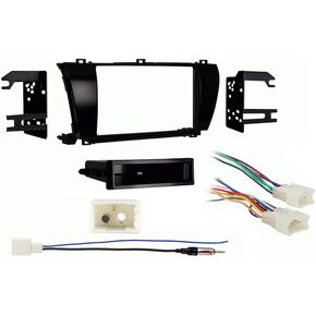 Harmony Audio Compatible with Toyota Corolla 2016 Multi DIN Aftermarket Stereo Harness Radio Install Dash Kit