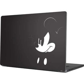 Skinit Decal Laptop Skin Compatible with MacBook Pro 16in (2021) - Officially Licensed Disney Mickey Mouse Jet Black Design