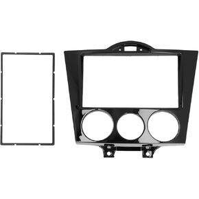 Car Stereo Dash Radio Fascia Kit, 2Din Radio Stereo Fascia Frame Dash CD Panel Trim Replacement for RX-8 2003-2008