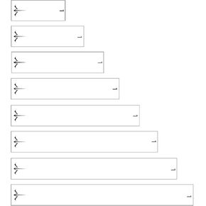 Numbered Solid White Icon Logo Arrow Wraps 15 pk Choose Length Width