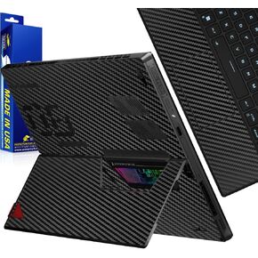 ArmorSuit MilitaryShield Black Carbon Fiber Skin Vinyl Wrap for ASUS ROG Flow Z13 (2022)