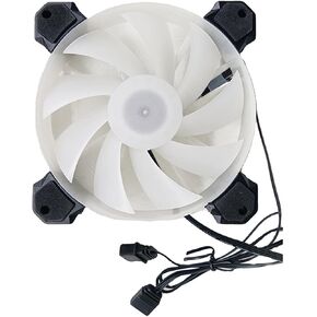12cm 4PIN Case Fan Quiet PC Radiator CPU Cooler ARGB Sync with Motheroboard Fans in Saudi Arabia