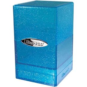 Ultra Pro - Satin Tower 100+ Card Deck Box (Glitter Pink) - Protect Your Gaming Cards, Sports Cards or Collectible Cards In Stylish Glitter Deck Box, Perfect for Safe Traveling in Kuwait