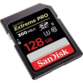 SanDisk SDSDXPK-128G-ANCINSandisk Extreme Pro - Flash Memory Card - 128 GB - SDXC UHS-II - Black