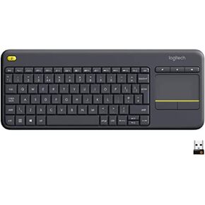 Logitech - Keyboard with Touchpad Logitech K400 Plus Black (Renewed)