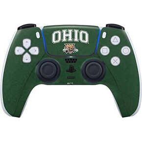 Skinit Decal Gaming Skin Compatible with PS5 Controller - Officially Licensed Ohio University Ohio Bobcats Logo Design