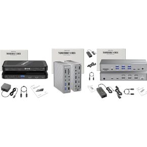 Thunderbolt 4 with Penta Monitor - Thunderbolt 4 with Dual Monitor - Thundebrolt 3 Dock
