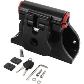 Locking Thru-Axle Track Fork Mounts - Securely Holds All Bicycles - for Truck and Van