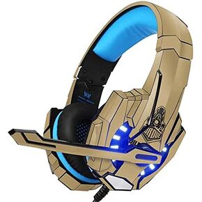 Skinit Decal Skin Compatible with BENGOO G9000 Gaming Headset - Officially Licensed Purdue Gold Signature Logo Design