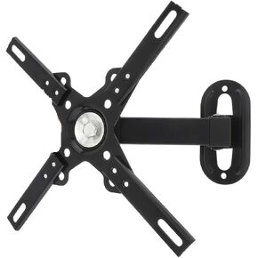2PCS 12KG Adjustable 14-32 Inch TV Wall Mount Bracket Flat Panel TV Frame Support 30 Degrees for LCD LED Monitor Flat Pan(Black)