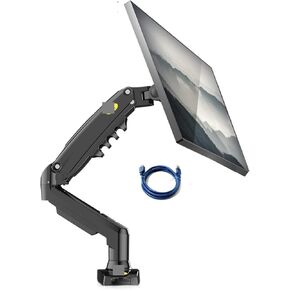 F80 Desktop 17"-30" LCD LED Monitor Holder Arm Gas Spring Full Motion Gas Strut Flexi TV Mount Loading 2-9kgs(with 1pc usb3.0)