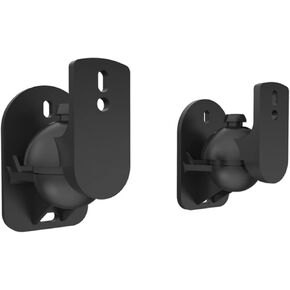 (1 Pair) SW-03B Shipping Universal ABS Plastic 5KG Tilt Sound Speaker Wall Bracket Mount Holder Stand(1 Pair)