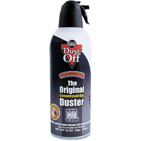 Dust-Off DPSXL12 Disposable Compressed Gas Duster, 12 oz Can (FALDPSXL12)