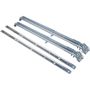 2U Static Rails Kit H872r 0H872R متوافق مع Dell Poweredge R510 R515 R520 R720 R720XD R820 R730 R730XD R830 R540 R540XD R740 R740XD R7415 R7425 Powervault DL22000