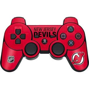 Skinit Decal Gaming Skin for PS3 Dual Shock Wireless Controller - Officially Licensed NHL New Jersey Devils Lineup Design