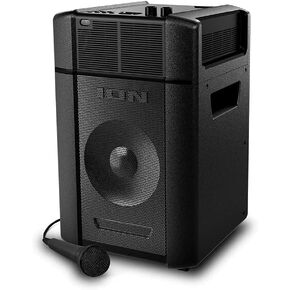 Ion Projector Deluxe Speaker Battery/AC Powered Indoor/Outdoor Projector (Renewed)