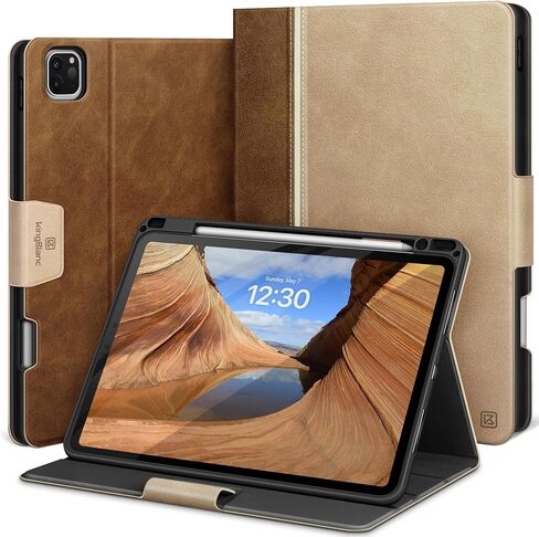 KingBlanc Book-Style Case for iPad Pro 11-inch (M5 2025/M4 2024), Black in Saudi Arabia