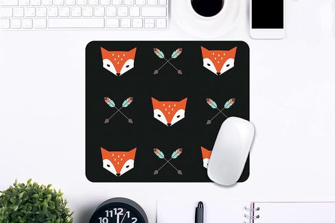 OTM Essentials Artist Series Fabric Mouse Pad, Mr. Fox Animals in Saudi Arabia