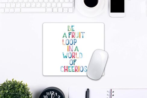 OTM Essentials Artist Series Fabric Mouse Pad, Fruit Loop Words & Quotes in Saudi Arabia