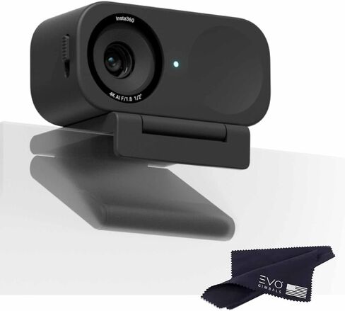 Insta360 Link 2C- PTZ 4K Webcam with 1/2" Sensor, AI Tracking, Gesture Control, HDR, Noise-Canceling Mic, Webcam for Laptop, Live Streaming, Gaming, Video Camera Works with Zoom, Teams, Twitch in Saudi Arabia