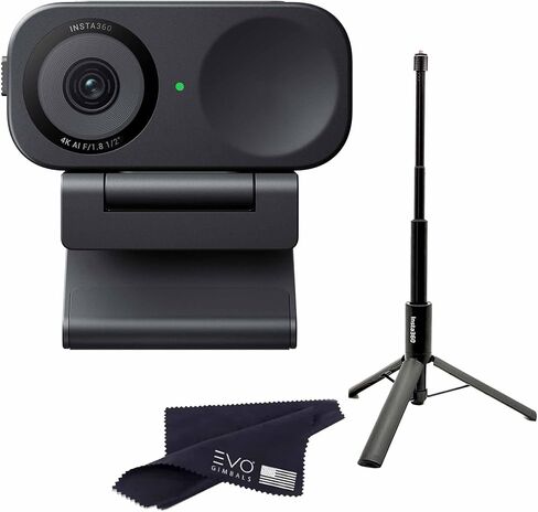 Insta360 Link 2C- PTZ 4K Webcam with 1/2" Sensor, AI Tracking, Gesture Control, HDR, Noise-Canceling Mic, Webcam for Laptop, Live Streaming, Gaming, Video Camera Works with Zoom, Teams, Twitch in Saudi Arabia