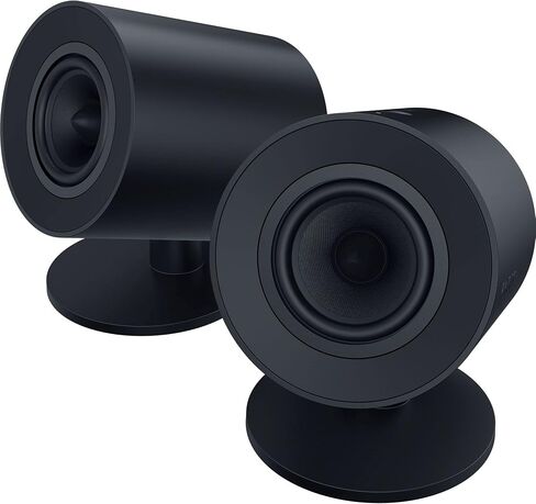 Razer Nommo V2 X - Full-Range 2.0 PC Gaming Speakers: THX Spatial Audio - Rear-Facing Bass Ports - Two 3" Full-Range Drivers - Max Sound Pressure Level 96dB - Wireless Control Pod (Renewed) in Kuwait
