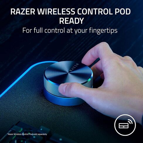 Razer Nommo V2 X - Full-Range 2.0 PC Gaming Speakers: THX Spatial Audio - Rear-Facing Bass Ports - Two 3" Full-Range Drivers - Max Sound Pressure Level 96dB - Wireless Control Pod (Renewed) in Kuwait