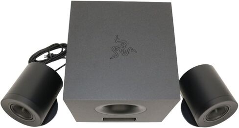 Razer Nommo V2 X - مكبرات الصوت الكاملة 2.0 PC: THX الصوت المكاني - منافذ الجهير الخلفية - سائقين 3 بوصة - مستوى ضغط الصوت الأقصى 96 ديسيبل - جراب التحكم اللاسلكي (متجدد) in Saudi Arabia