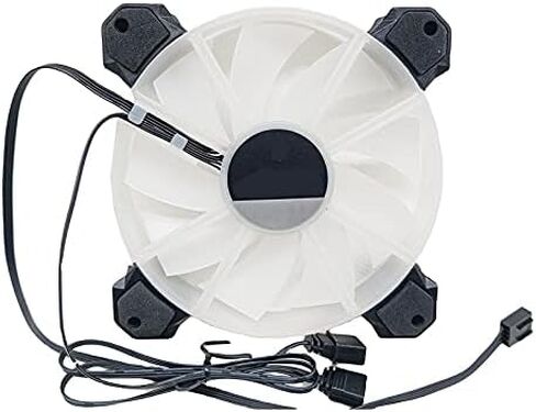 12cm 4PIN Case Fan Quiet PC Radiator CPU Cooler ARGB Sync with Motheroboard Fans in Saudi Arabia