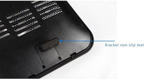 Notebook Radiator 5v External Fan Portable Cooling Pad Supports -Thin High-Speed Silent Metal Panel Fan(E) in Saudi Arabia