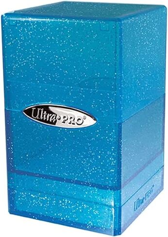 Ultra Pro - Satin Tower 100+ Card Deck Box (Glitter Pink) - Protect Your Gaming Cards, Sports Cards or Collectible Cards In Stylish Glitter Deck Box, Perfect for Safe Traveling in Kuwait