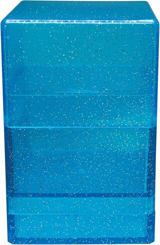 Ultra Pro - Satin Tower 100+ Card Deck Box (Glitter Pink) - Protect Your Gaming Cards, Sports Cards or Collectible Cards In Stylish Glitter Deck Box, Perfect for Safe Traveling in Kuwait