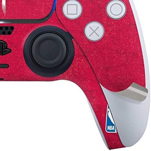 Skinit Decal Gaming Skin Compatible with PS5 Controller - Officially Licensed NBA Houston Rockets Distressed Design in Kuwait