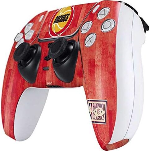 Skinit Decal Gaming Skin Compatible with PS5 Controller - Officially Licensed NBA Houston Rockets Distressed Design in Kuwait