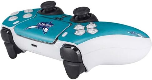 Skinit Decal Gaming Skin Compatible with PS5 Controller - Officially Licensed NBA Charlotte Hornets Distressed-Purple Design in Saudi Arabia
