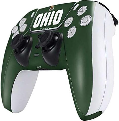 Skinit Decal Gaming Skin Compatible with PS5 Controller - Officially Licensed Ohio University Ohio Bobcats Logo Design in Kuwait