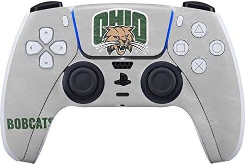 Skinit Decal Gaming Skin Compatible with PS5 Controller - Officially Licensed Ohio University Ohio Bobcats Logo Design in Kuwait