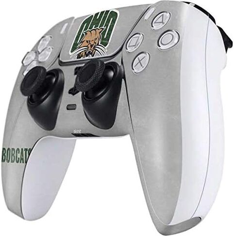 Skinit Decal Gaming Skin Compatible with PS5 Controller - Officially Licensed Ohio University Ohio Bobcats Logo Design in Kuwait