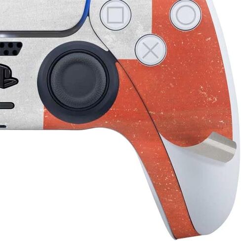 Skinit Decal Gaming Skin Compatible with PS5 Controller - Greece Flag Distressed Design in Saudi Arabia
