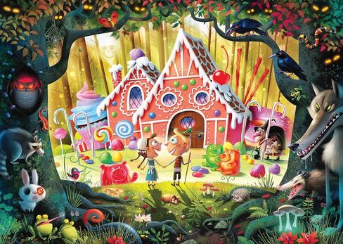 Ravensburger Hansel and Gretel Beware! 1000 Piece Jigsaw Puzzle for Adults - 16950 - Every Piece is Unique, Softclick Technology Means Pieces Fit Together Perfectly in Kuwait