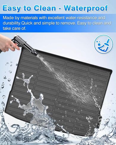 Cartist Cargo Liner Compatible with Audi Q3 2019-2023 2024 Accessories All Weather Trunk Mat for Q3 Carpet Protection TPE Heavy Duty in Saudi Arabia
