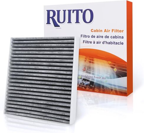RUITO Cabin Air Filter RT920 W/Activated Carbon, Replacement for CF11920, C-MAX (2013-2018), Escape (2013-2019), Focus (2012-2018), GT (2017-2022), Transit Connect (2014-2022), MKC (2015-2019) in Saudi Arabia