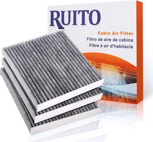 RUITO Cabin Air Filter RT920 W/Activated Carbon, Replacement for CF11920, C-MAX (2013-2018), Escape (2013-2019), Focus (2012-2018), GT (2017-2022), Transit Connect (2014-2022), MKC (2015-2019) in Saudi Arabia