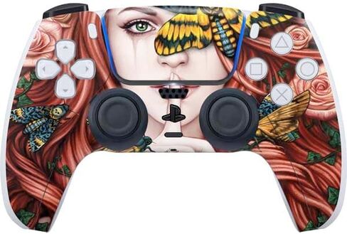 Skinit Decal Gaming Skin Compatible with PS5 Controller - Officially Licensed Purple Unicorns by Cat Coq Design in Saudi Arabia