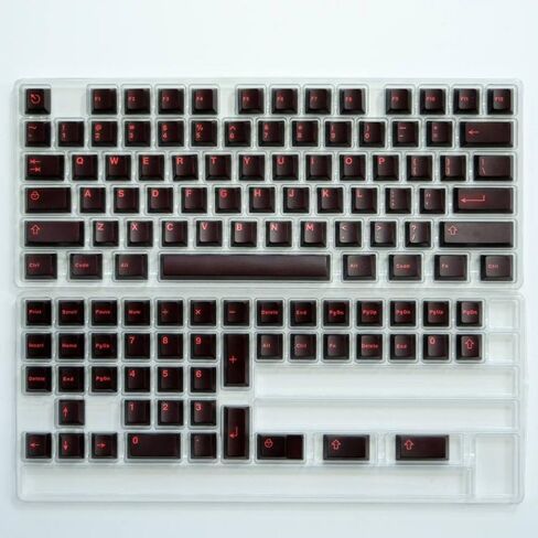 114 Double Shot Translucent Keycaps Compatible with TKL Mechanical Keyboards RGB Backlit Keycap Set(Emerald-Box) in Saudi Arabia