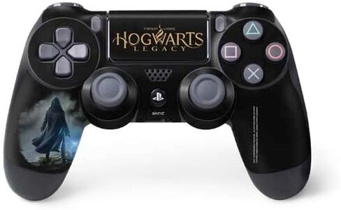 Skinit Decal Gaming Skin Compatible with PS4 Controller - Officially Licensed Wizarding Worlds Hogwarts Legacy Character Art Design in Kuwait