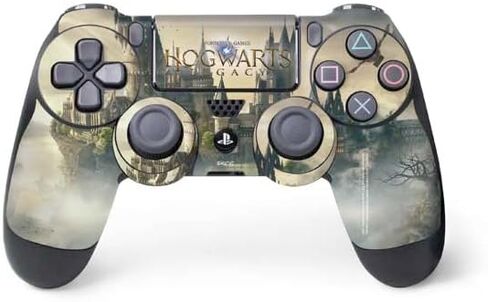Skinit Decal Gaming Skin Compatible with PS4 Controller - Officially Licensed Wizarding Worlds Hogwarts Legacy Character Art Design in Kuwait