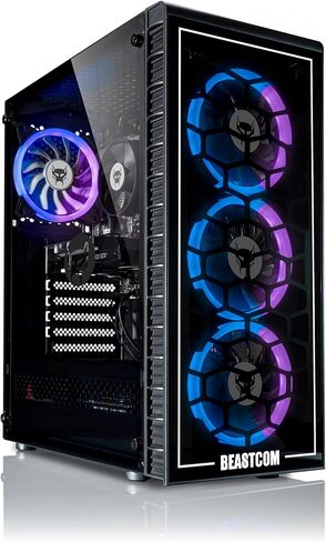 Q5 Pro Gaming PC | AMD Ryzen 7 8700F 6X 5GHz 16 Threads | NVIDIA RTX 4060 8GB | 32GB RAM | 1TB NVMe SSD | WiFi 5 | Windows 11 Pro in Saudi Arabia